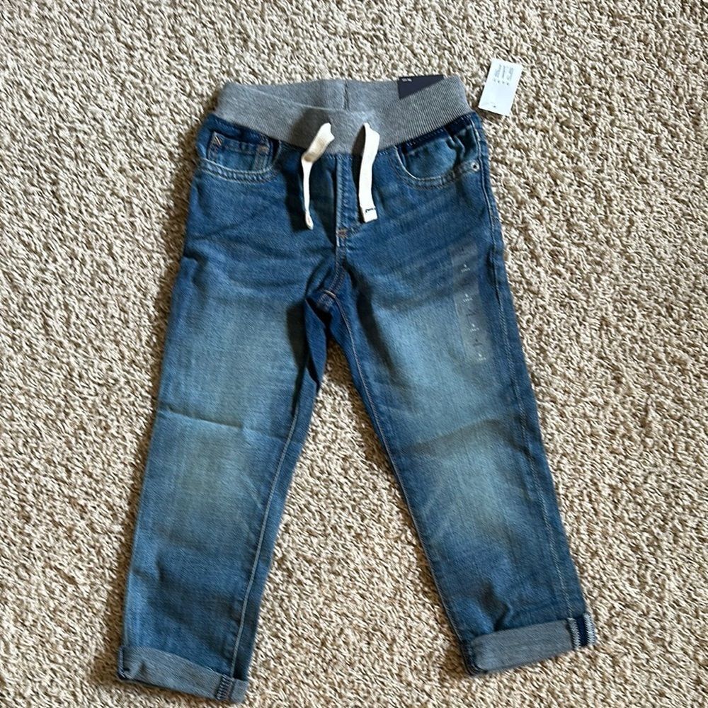 GAP Blue and Gray Relaxed Fit Jeans
